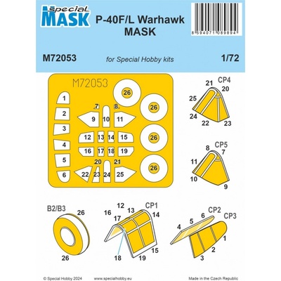 Special Hobby P 40F/L Warhawk MASK M72053 1:72