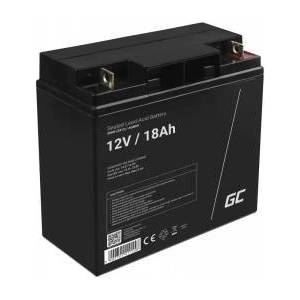 Green Cell Rechargeable battery AGM 12V 18Ah Maintenancefree for UPS ALARM