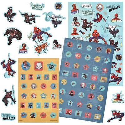 Karton P+P Set nálepiek spiderman