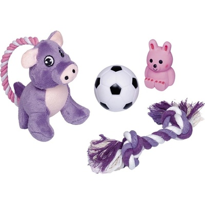 Nobby Puppy set hračiek TPR pre malých psíkov 2 ks