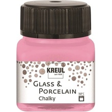 Křídové barvy na sklo a porcelán Kreul 20 ml Candy Rose