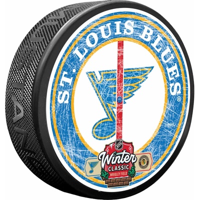 Mustang Puk St. Louis Blues NHL Winter Classic 2025 Center Ice Puck