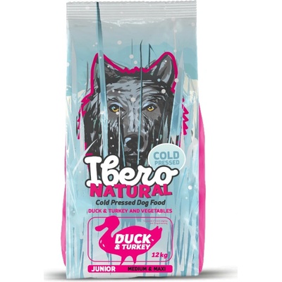 Ibero Natural Cold Pressed Junior Dog Medium & Large Duck 2 kg