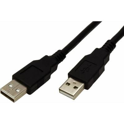 Roline 11.02.8918 USB 2.0 propojovací A(M) - A(M), 1,8m, černý
