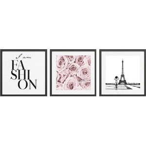 Styler Картини в комплект от 3 бр. 30x40 cm Parisienne - Styler (OB-22719)