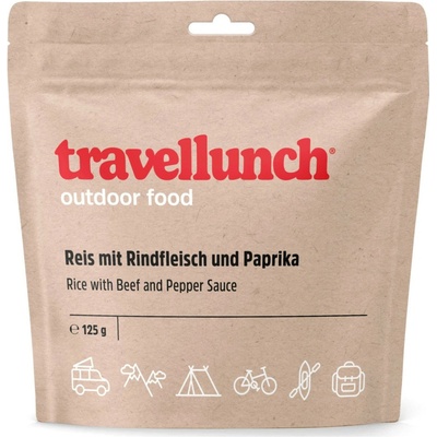 Travellunch rýža s hovädziem a korenistou omáčkou 125g