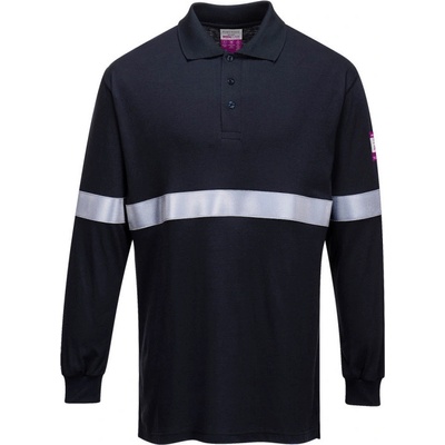 Portwest Polokošile FR03 nehořlavá antistatická dlouhý rukáv POR FR03NAR4XL Navy