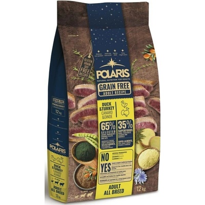 Polaris Grain Free Dog Adult All Breed Duck & Turkey 12 kg