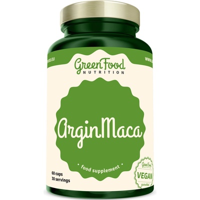 GreenFood Nutrition ArginMaca 60 kapslí