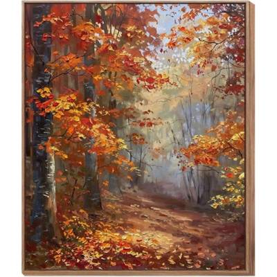 Sconto Obraz AUTUMN V 70x100 cm, motív jesenný les