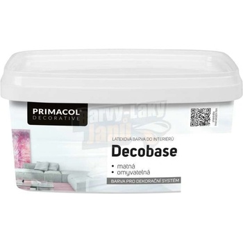 Primacol Decobase Decorative omyvatelná malířská D00 bílá, 1 l