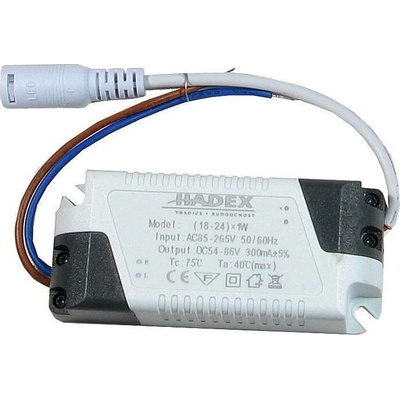Zdroj-LED driver 18-24W, 230V/54-72V/300mA pro podhled.světla M121-125