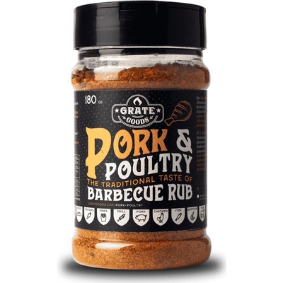 Grate Goods BBQ koření Pork & Poultry Barbecue 180 g