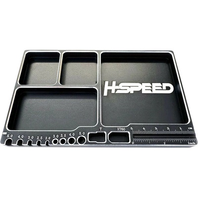 H-Speed miska na drobné díly hliníková
