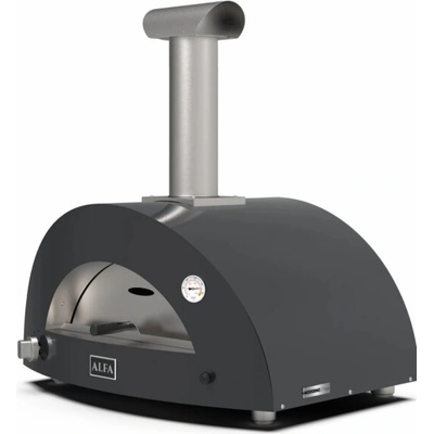 Alfa Forni Moderno 3 Pizze Hybrid slate grey