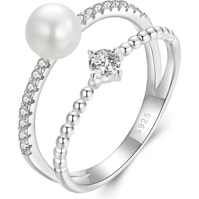 P&J Jewellery Stříbrný moissanitový prsten Luminara SMR12