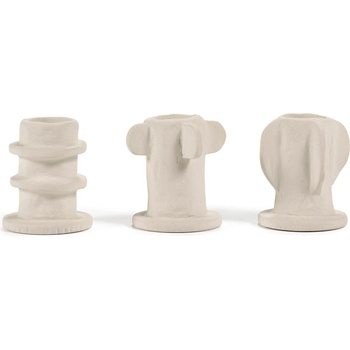 Serax Molly Свещници за класически свещи 6, 5 см, бежови, 3 бр (B7323214-100)