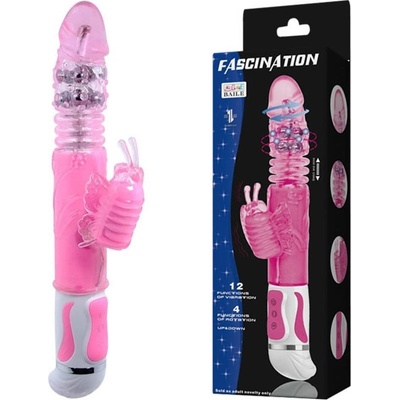 Pretty Love Ротационен вибратор Fascination с комплектатор за заек, розов