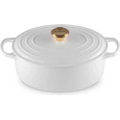 Le Creuset Съдове за готвене SIGNATURE 29 см, 4, 7 л, овална форма, WHITE, чугун, Le Creuset (LECR21178290101441)