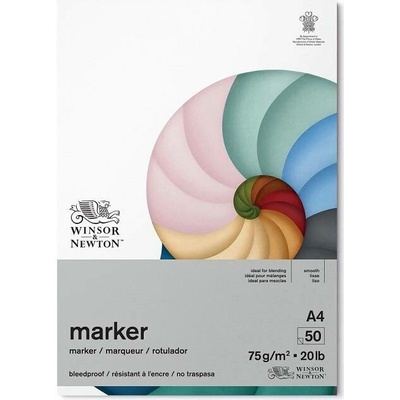 Blok WINSOR & NEWTON Marker Pad A4, 50 listů