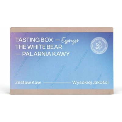 The White Bear Espresso testovací balení zrnková 4 x 100 g