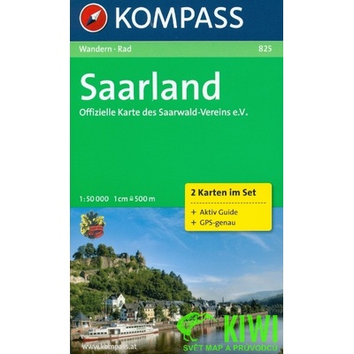 Saarland 825 ,2 mapy 1:50T NKOM