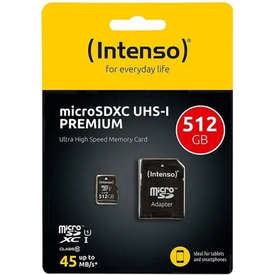 Intenso microSD Premium 512GB C10/UHS-I 3423493