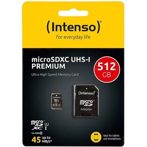Intenso microSD Premium 512GB C10/UHS-I 3423493