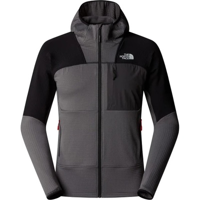 The North Face Мъжко поларено яке The north face Stormgap Powergrid Hoodie Fleece jacket - Smoked Pearl / TNF Black - размер XXL (005-5145-0315)