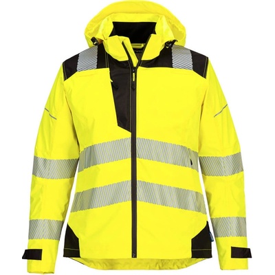Portwest bunda do deště PW389 Hi Vis dámská nepromokavá reflexní Žluto čierna