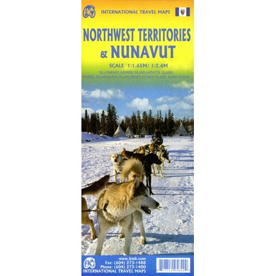 NW Territories 1:1.650.000 / Nunavut 1:2.600.000 cestovní mapa ITM
