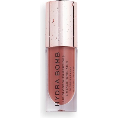 Revolution Beauty MAKEUP REVOLUTION Hydra Bomb Lip Gloss Deep Nude Глос блясък за устни 4, 6ml