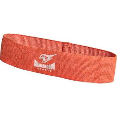 ARMAGEDDON Тренировъчен Ластик от Текстил за Тренировка на Крака - Оранжев - 5 кг до 10 кг