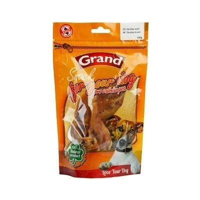 GRAND Dog pôv. Suš. Mňamka bravčové záušky 100 g