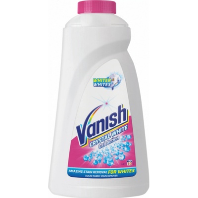 Vanish Oxi Action Crystal white tekutý odstraňovač škvŕn na bielu bielizeň 10 praní 1 l