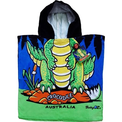 Australian Remedy dětské pončo osuška Krokodýl 60 x 120 cm