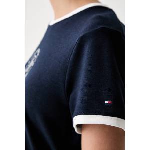 Tommy Hilfiger тениска дамска с лиосел (WW0WW50032)