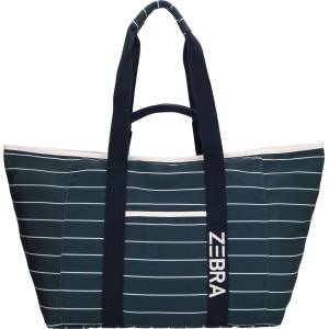 Zebra Trends Elise W00761 White Navy Stripe