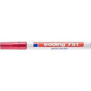 edding Лаков маркер, 1-2 мм, edding "751", червен 4-751002 (4-751002)
