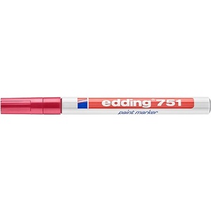 edding Лаков маркер, 1-2 мм, edding "751", червен 4-751002 (4-751002)