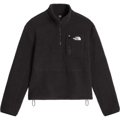 The North Face Дамски поларен пуловер The North Face Women's Yumiori 1/4 Zip Fleece jumper - TNF Black / TNF Black (105-7922-0612)