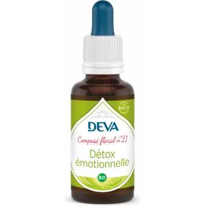 Deva Емоционален детокс, флорални есенции, капки по метода на Бах, 30 ml (775479 (152062))