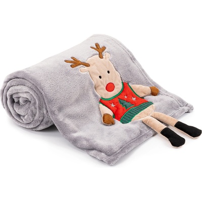 4Home vánoční deka Xmas Reindeer 150x200