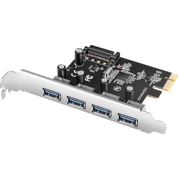 AXAGON PCEU-430RS PCIe card - 4x USB 5Gbps port (PCEU-430RS)