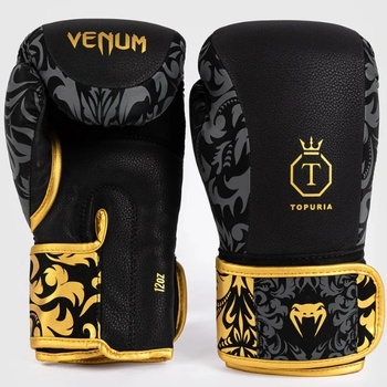 VENUM Боксови Ръкавици Venum x Ilia Topuria Unmatched Boxing Gloves - Black/Gold - 14 oz
