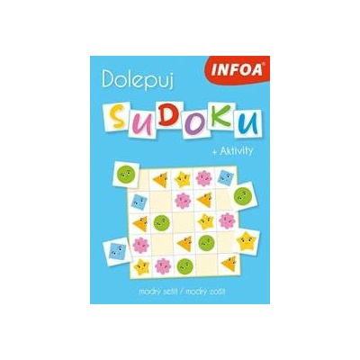 Dolepuj sudoku + Aktivity - modrý zošit - autor neuvedený