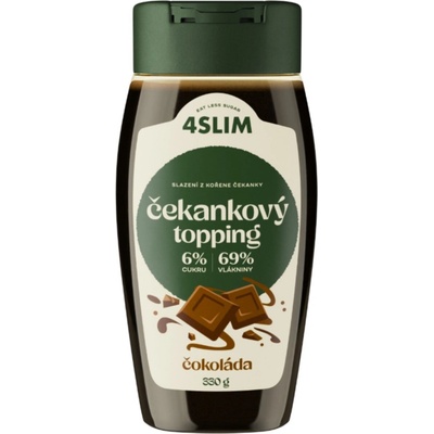 4SLIM Čakankové sladidlo Čokoláda 330g