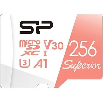 Image 1 of Silicon Power microSDXC Superior 256GB C10/UHS-I/U3/V30/A1 SP256GBSTXDV3V20SP