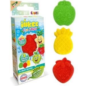 Amenity AB INKEE - мини пакетчета бомбички за вана Плодове 3x15g (0748382)