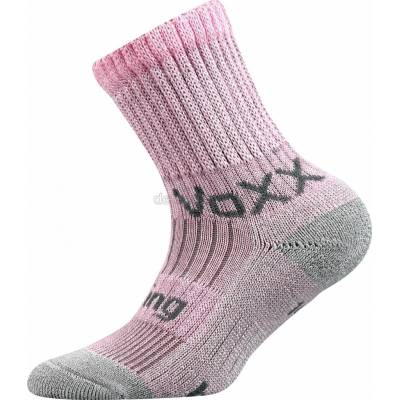 Voxx Dětské bambusové ponožky Bomberik sv růžová